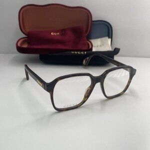 Gucci Women's Eyeglasses Seasonal-Icon GG0469O 002 Havana 56mm